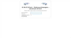 Desktop Screenshot of gwz-erfurt.de